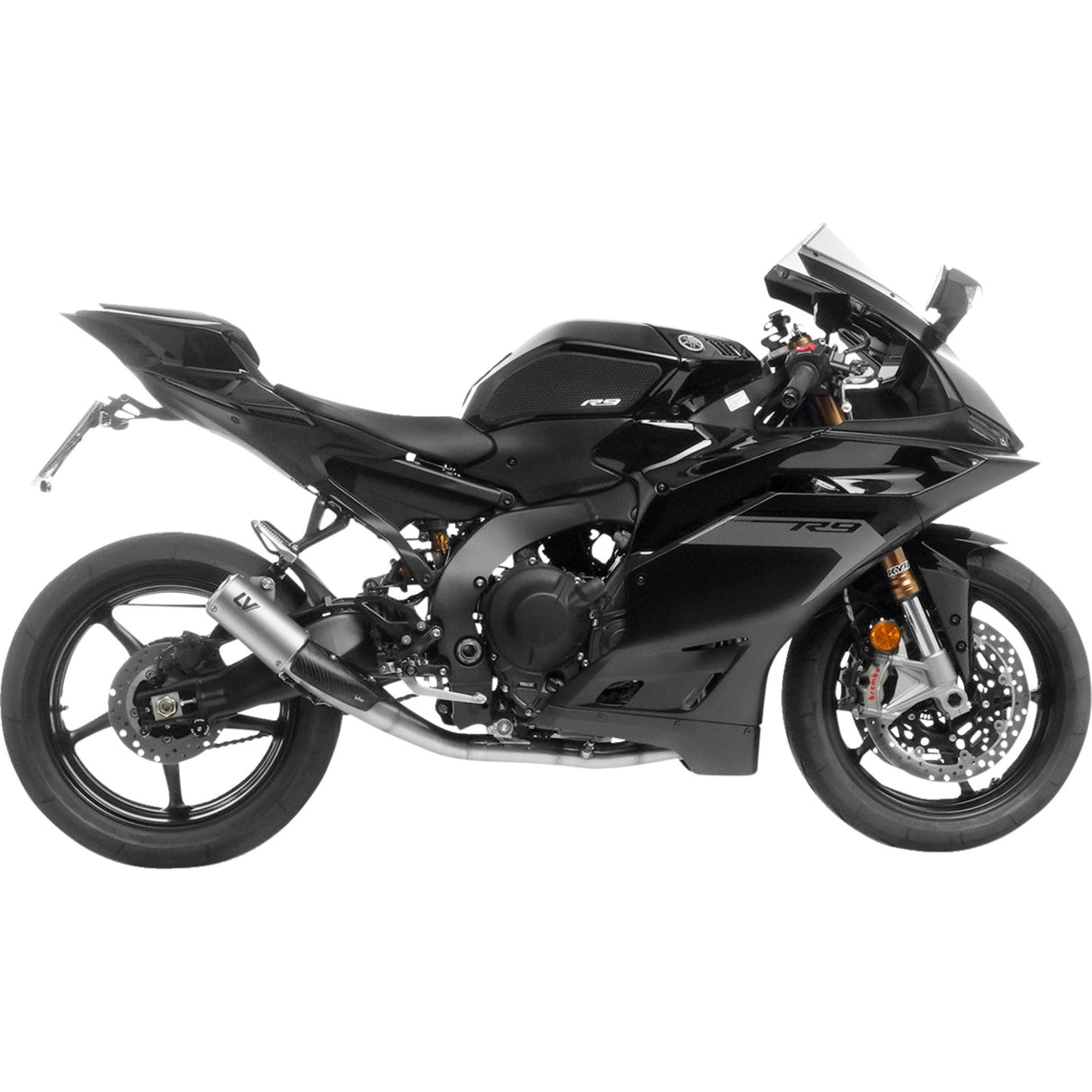 LEOVINCE 1810-3302 15415TU 3-into-1 LV Corsa Exhaust System titanium - yzf-r9