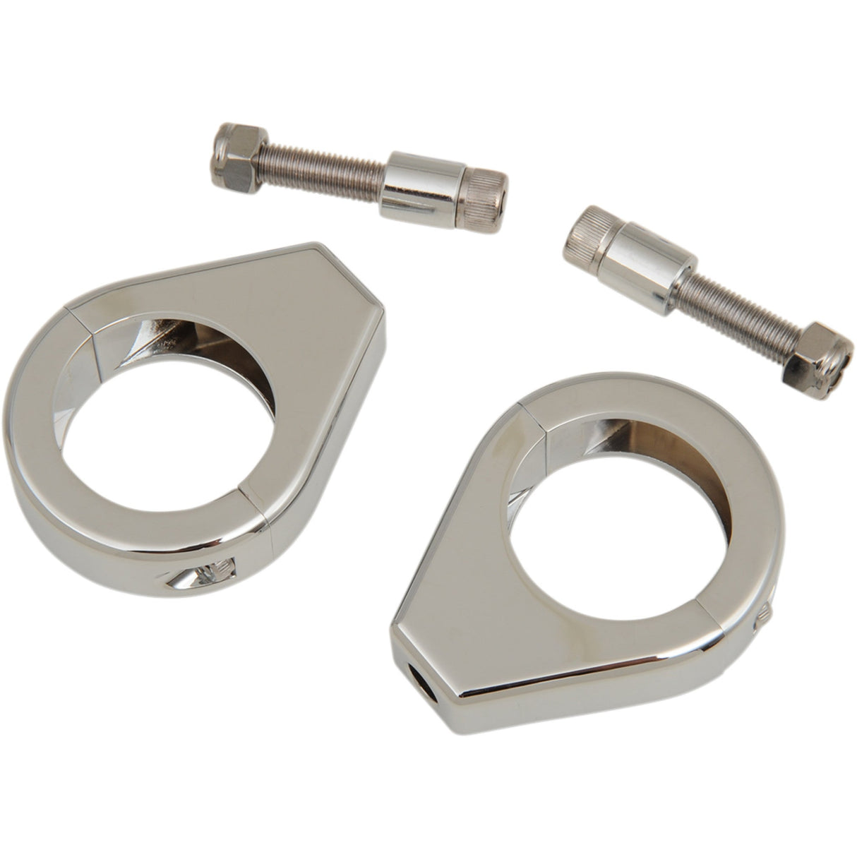 DRAG SPECIALTIES Turn Signal Fork Clamps Clamp - Chrome