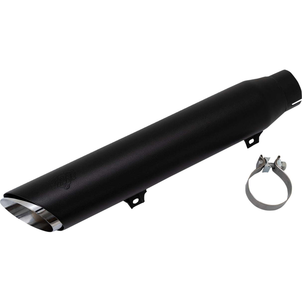 Vance & Hines Twin Slash Slip-On Muffler Black Softail - 46750 For Harley Softail 2025