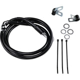 DRAG SPECIALTIES Brake Line Kit Front - Black