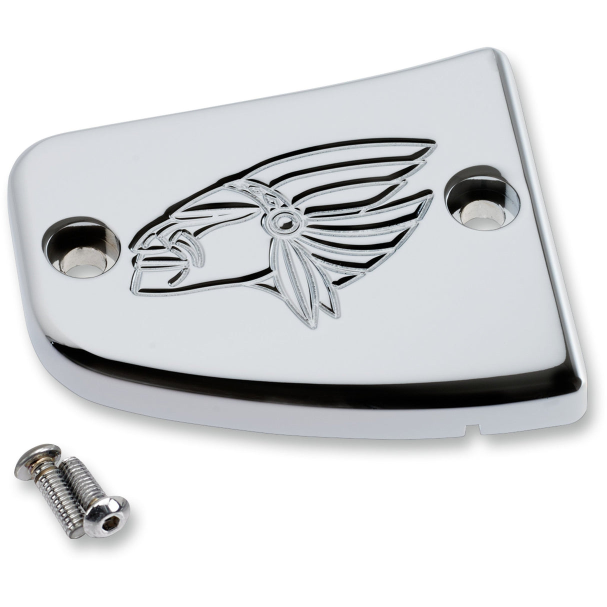 Joker Machine Front Brake Master Cylinder Cover Warrior Chrome - 30-382-3 For Indian Scout 2015-2024
