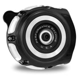 Performance Machine Vintage Air Cleaner Contrast Cut - 0206-2130-BM For Harley Motorcycles 1993-2017