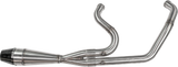 Sawicki 2IN1 M8 Softail Shorty Pipe Brushed SS For Harley Softail 2018-2024