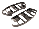 Burly Brand MX Style Passenger Boards Black FLT - B13-1051B For Harley Touring 1993-2024
