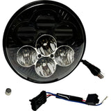 CUSTOM DYNAMICS 2001-2926 SD2-7-14 Shark Demon® 7” Round LED Headlight with Color Changing Backlight