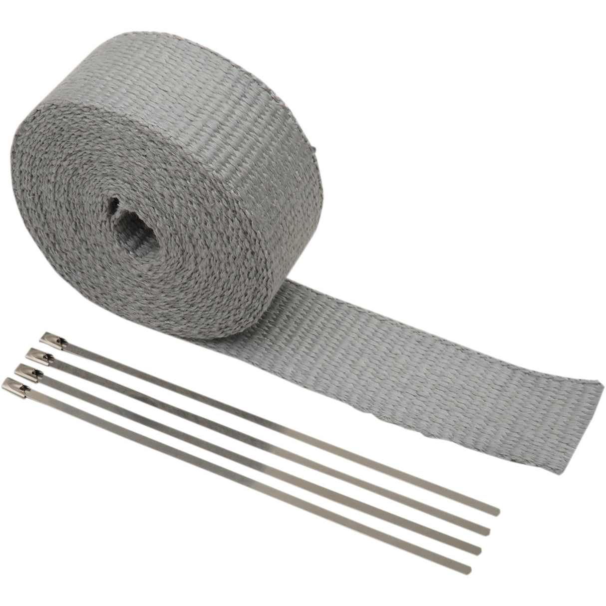 CYCLE PERFORMANCE PROD. 1861-0778 CPP/9057 Fiberglass Exhaust Wrap Kit silver - 1" x 50'
