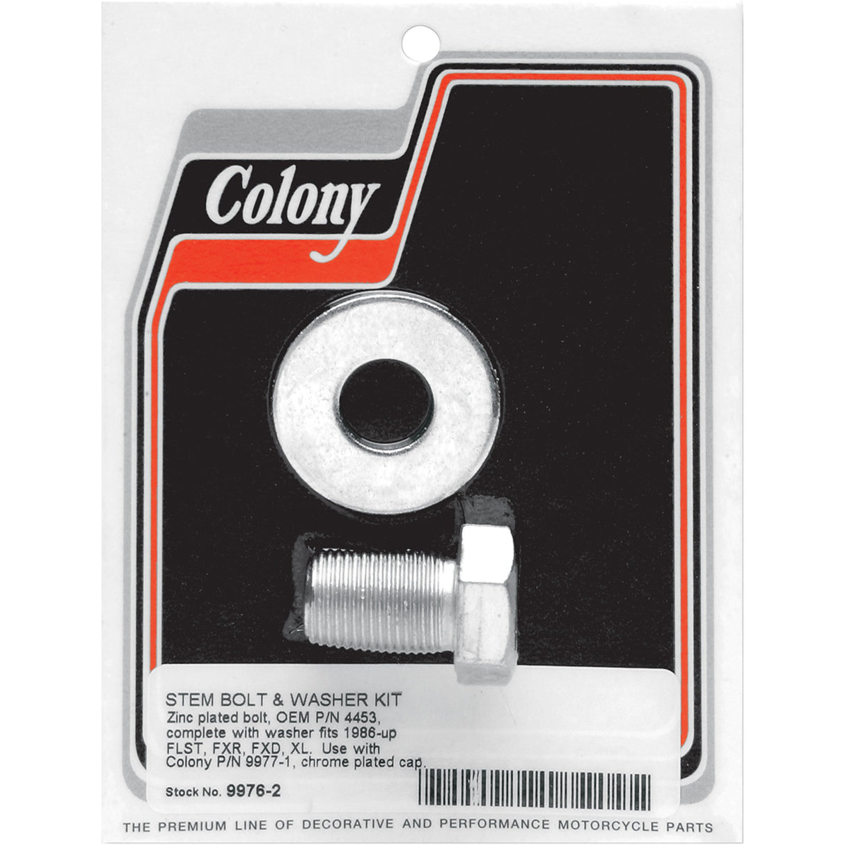COLONY 2401-0117 9976-2 Stem Bolt Kit Bolt Stem & Washer Kit
