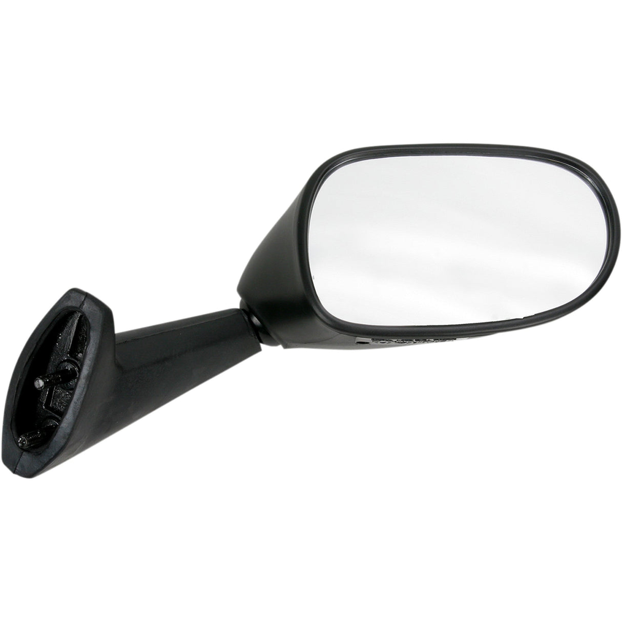 EMGO 20-86891 20-86891 OEM-Style Replacement Mirror Mirror - Side View - Oval - Black - Right