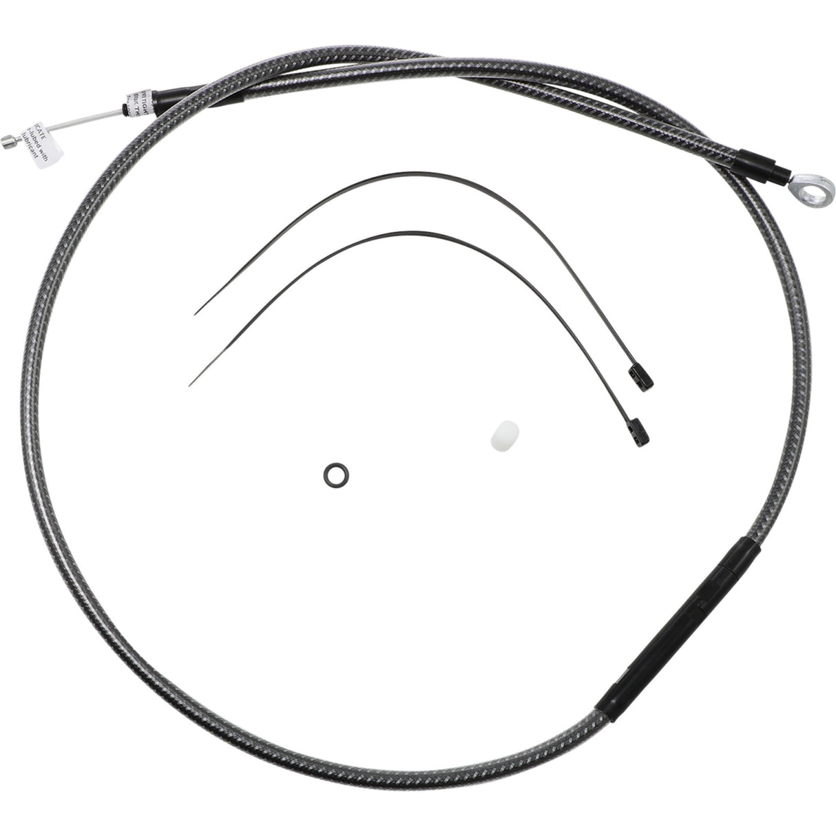 MAGNUM SHIELDING 0652-2395 72252HE High-Efficiency Polished KARBONFIBR Clutch Cable