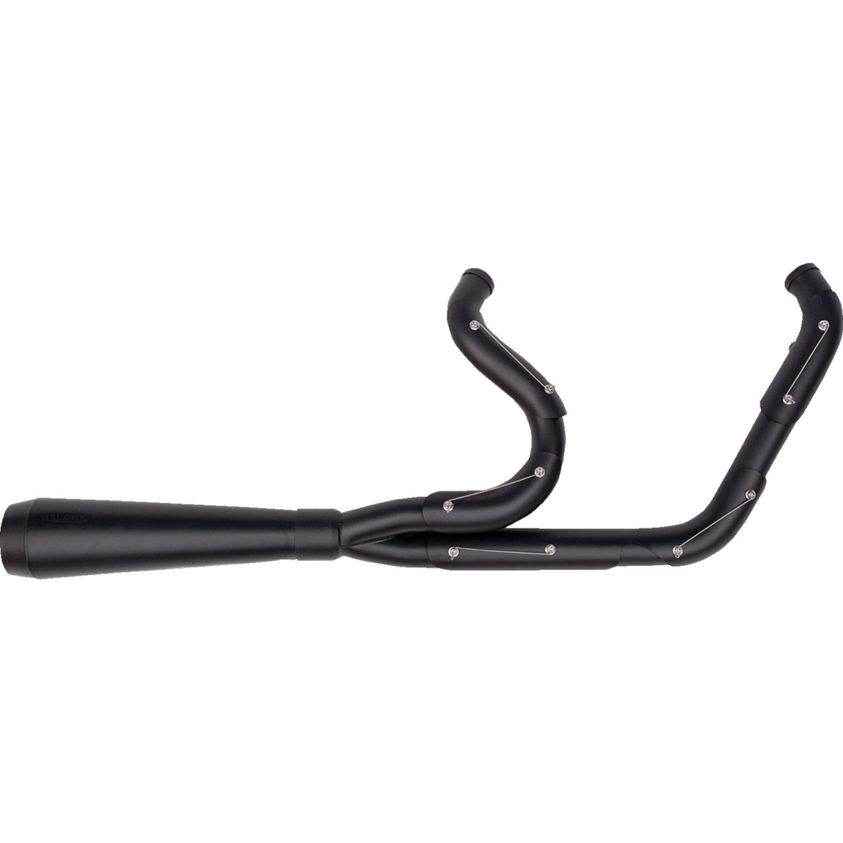 Trask Assault 2-Into-1 Exhaust System - TM-5011BKBK For Harley Touring 2023-2026