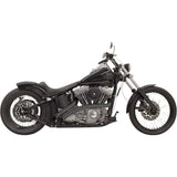 Bassani Xhaust Radius Sweeper 2-Into-2 Exhaust System - 1SD1FB For Harley 1986-2017
