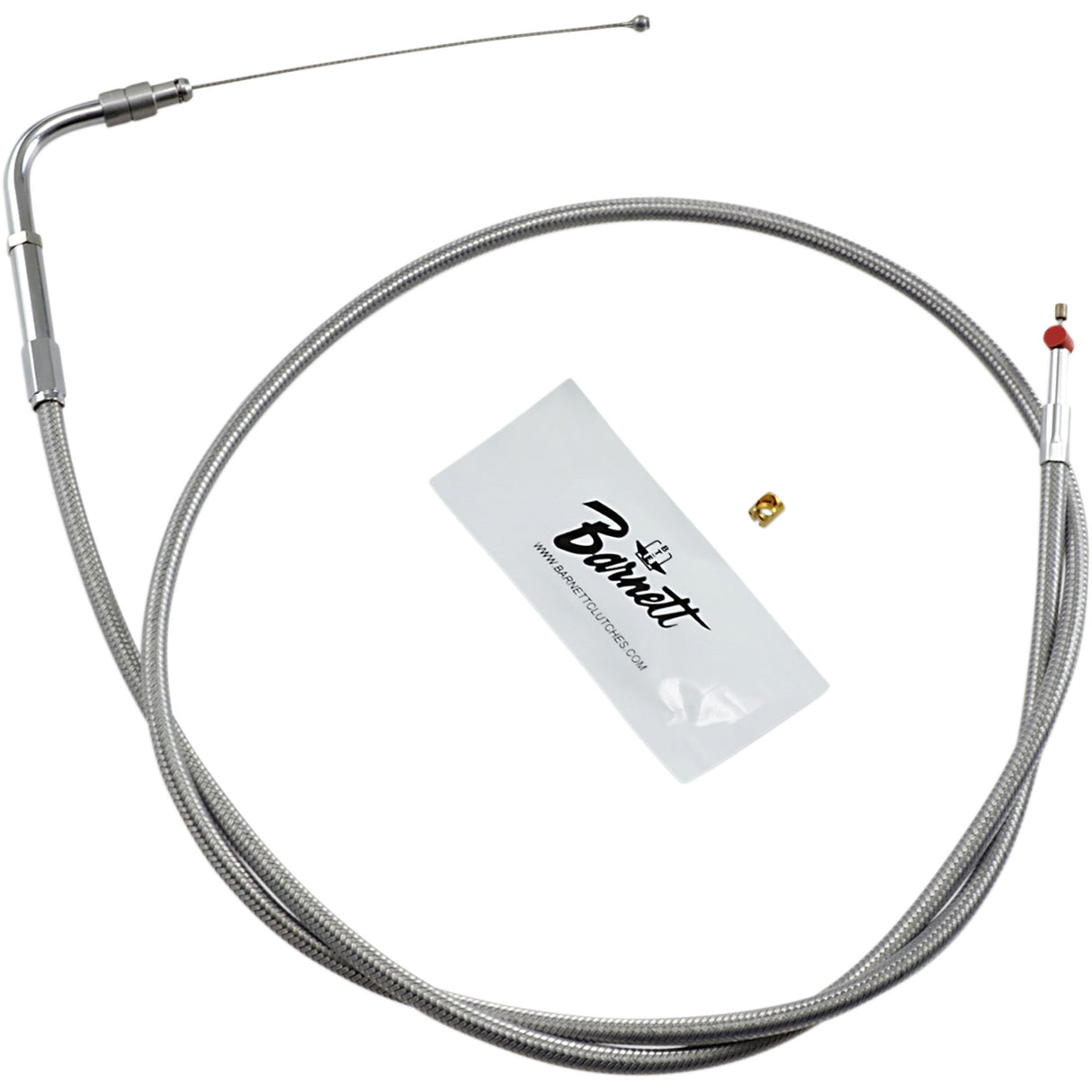 BARNETT DS-223570 102-30-30016-03 Stainless Steel Throttle/Idle Cable - +3"
