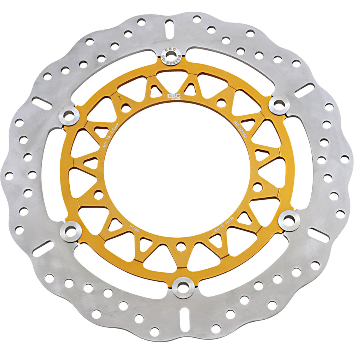 EBC 1710-3184 MD2124XC Pro-Lite XC Contour Brake Rotor Brake Rotor - Yamaha
