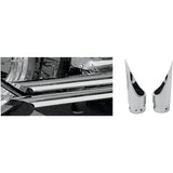 BARON 1812-0170 BA-1100-01 Family Jewel Exhaust Tip chrome - scalloped