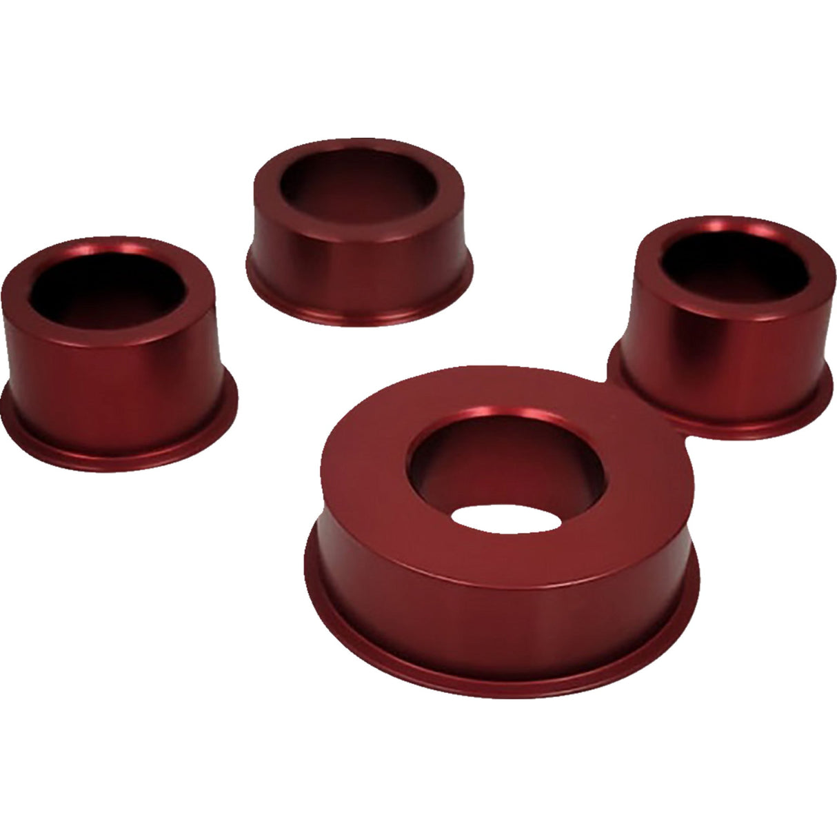 DRIVEN RACING 0214-2125 DCWS-034 Captive Wheel Spacer Wheel Spacer - Captive - Red - Yamaha