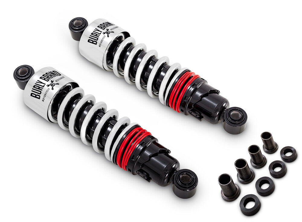Burly Brand Slammer Plus Shocks 11.5" Chrome XL - B28-1206 For Harley Sportster 2004-2022 | Yamaha 700 WaveRunner 2004