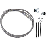 DRAG SPECIALTIES Extended Length Stainless Steel Brake Line Kit Front
