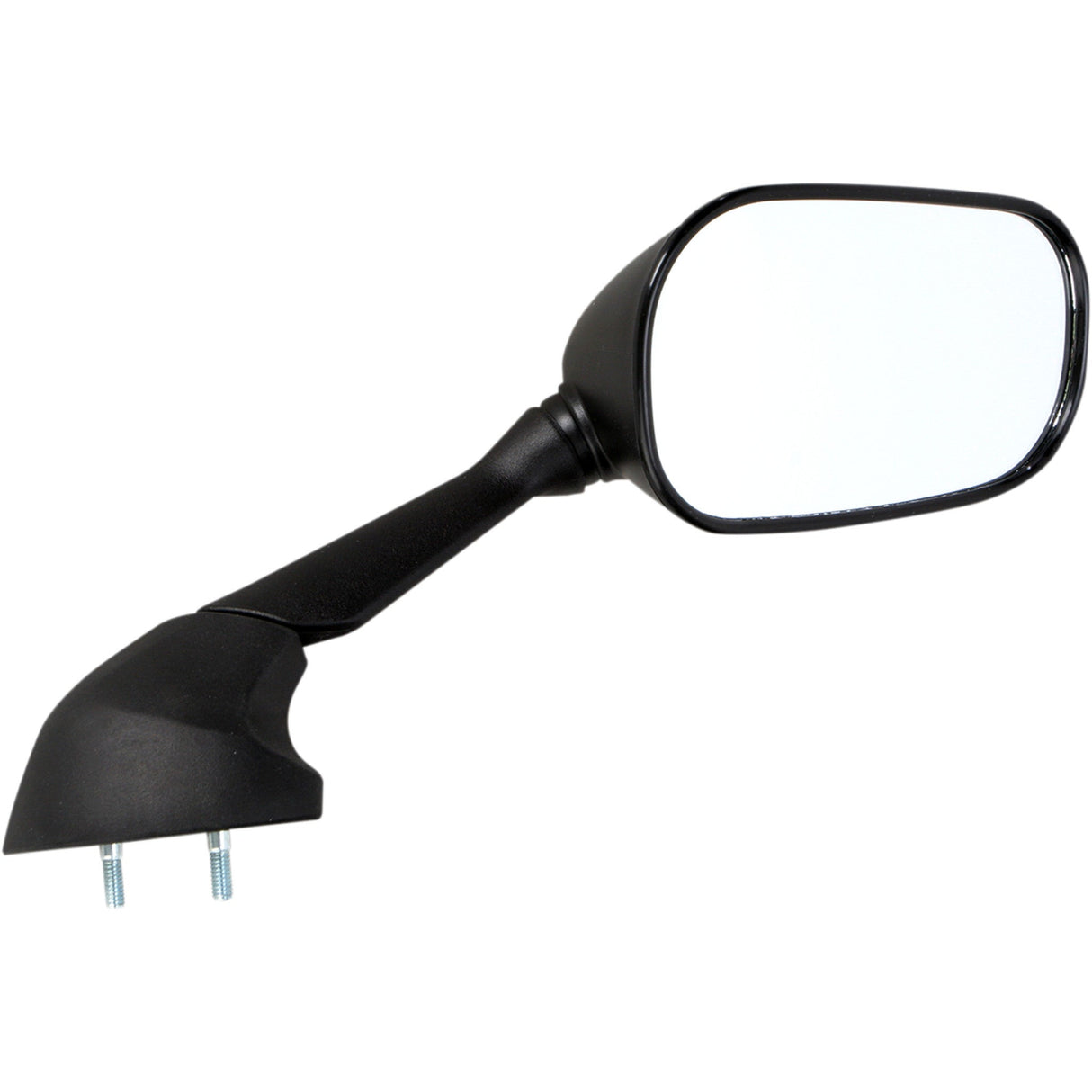 EMGO 0640-0677 20-37421 OEM-Style Replacement Mirror Mirror - Side View - Rectangle - Black - Right