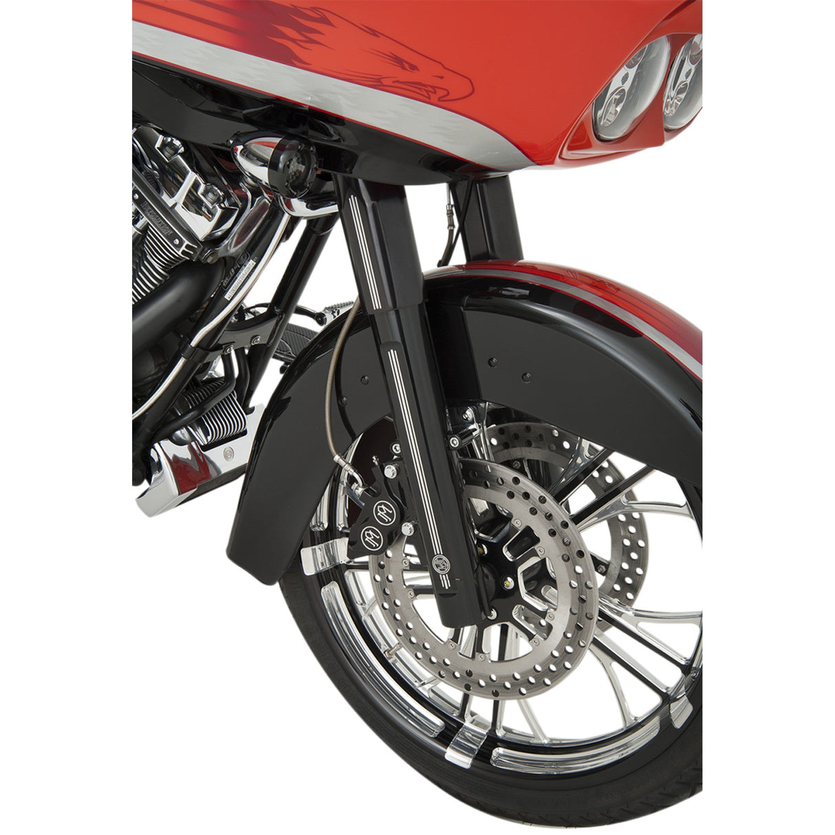 Performance Machine Legs - 0208-2056-BM For Harley Touring 2008-2013