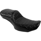 LePera Maverick Daddy Long Legs Seat Without Backrest Diamond Stitched - LV-957DLDM For Harley Touring 2023-2026