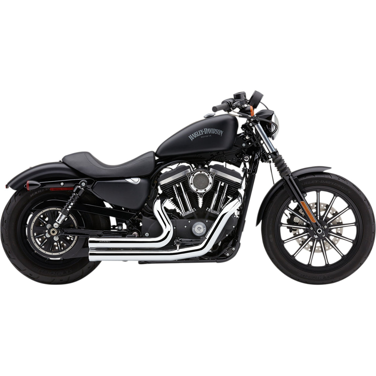 Cobra Speedster Short 2-Into-2 Exhaust System - 6705 For Harley Sportster 2014-2022