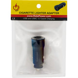 RIDEPOWER 2130-0367 RPCIGUSBUSBCADP Lighter Power Adapter with USB & USB-C Ports Power Adapter - Cigarette Lighter - USB/USB-C - Black