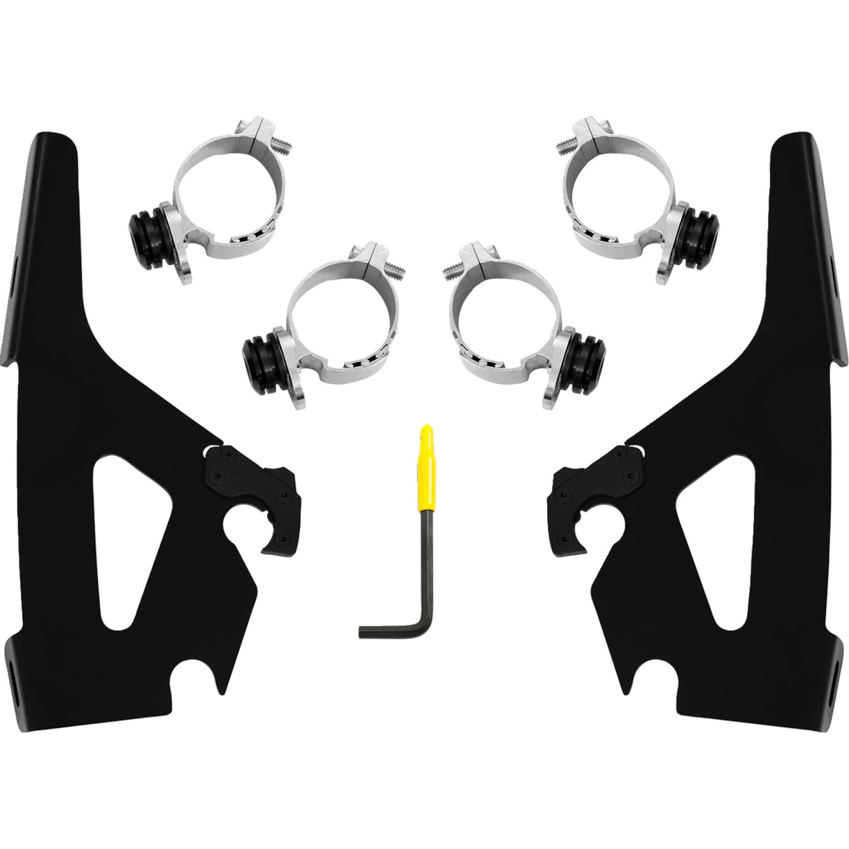 Memphis Shades Batwing Fairing Trigger-Lock Mounting Kit Black Chief - MEB2075 For Indian Chief 2022-2025