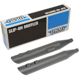 DRAG SPECIALTIES Slashdown Slip-On Mufflers 4"