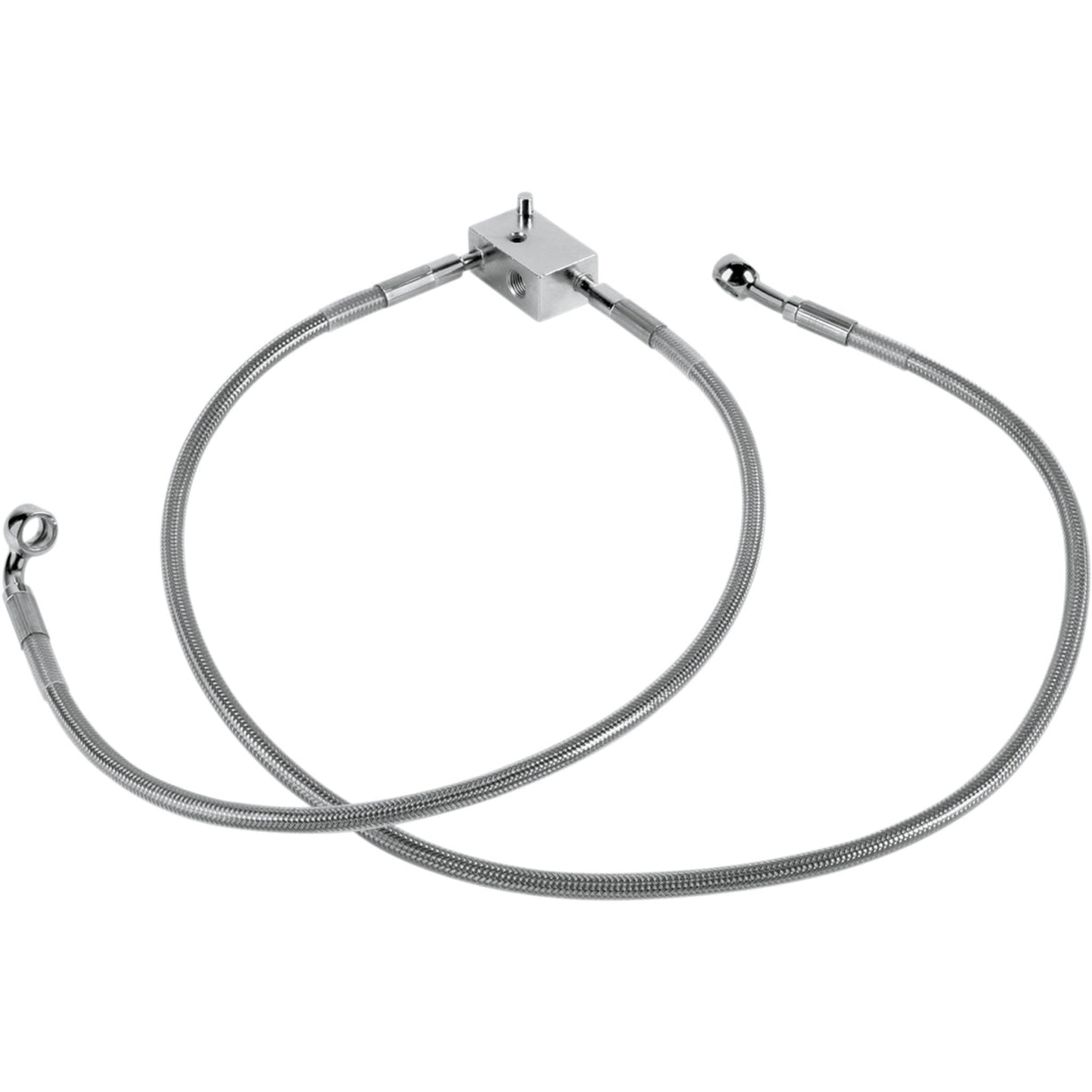 Drag Specialties Stainless Steel Brake Line Kit Rear For Harley Softail 2000-2003