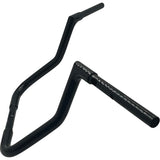 FAT Baggers INC. 1-1/4" EZ Install Flat Top Handlebar Reduced Reach 13" Black - 745013-B For Harley Street Glide 2023-2026