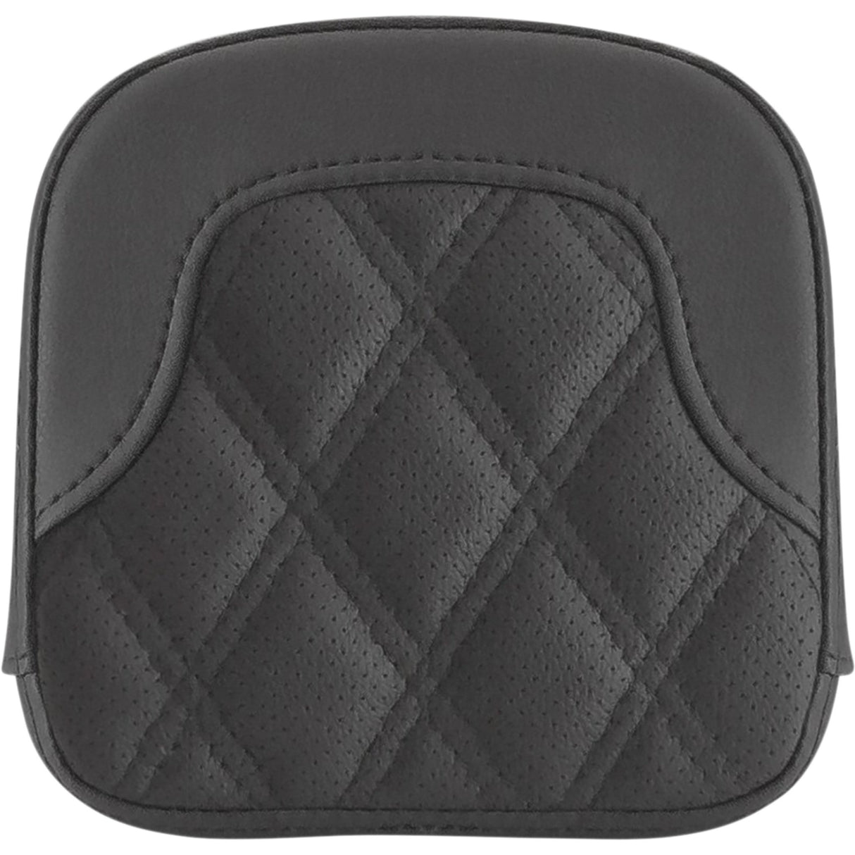 Saddlemen Tall Sissy Bar Pad RoadSofa™ Lattice Stitch Black - 040744 For Harley Motorcycles 1997-2023