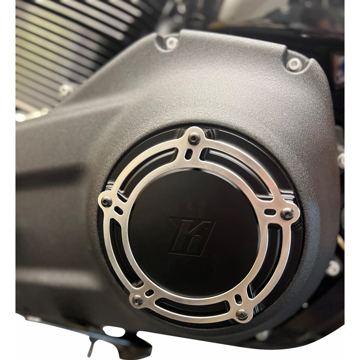 Kodlin USA NXL Derby Cover NXL Black M8 Softail - K25410 For Harley Softail 2018-2024