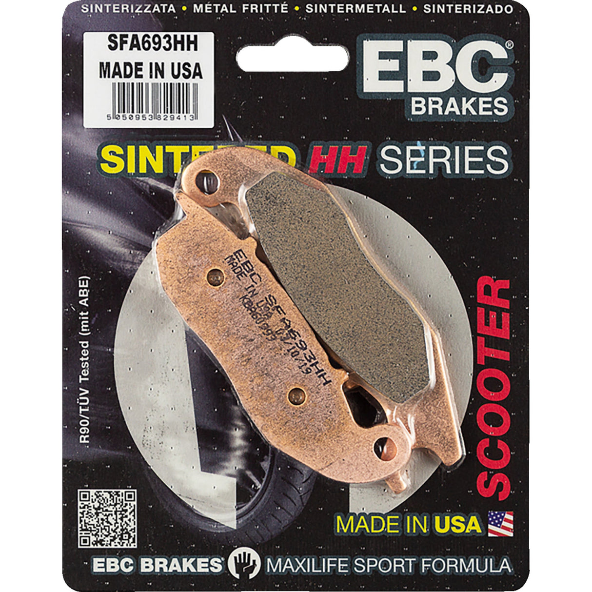 EBC Scooter "SFA" Double-H Sintered Brake Pads - SFA693HH For Piaggio Liberty 2015 | Vespa 300 2023-2024