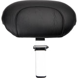 Mustang Wide Solo Seat With Removable Backrest With Backrest Black Studded With Concho - 79120 For Harley Softail 2000-2006
