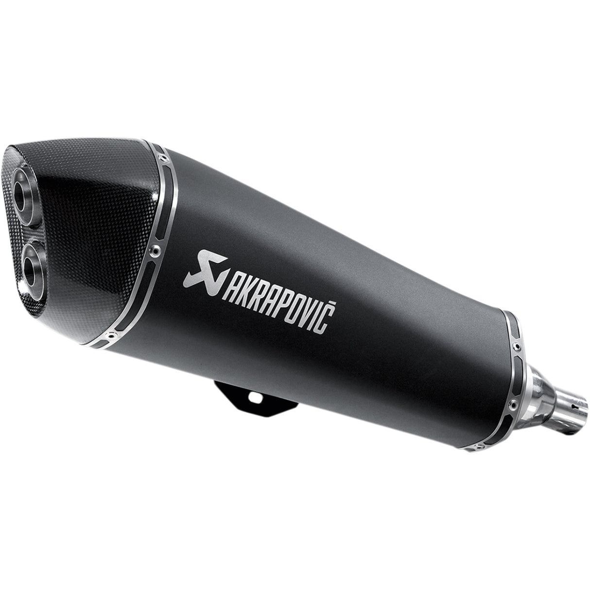 Akrapovic Stainless Steel Slip-On Line Scooter Muffler Black - S-PI4SO3-HRSSBL For Gilera Fuoco 500 2007-2016 | Peugeot Satelis 500 2009-2010