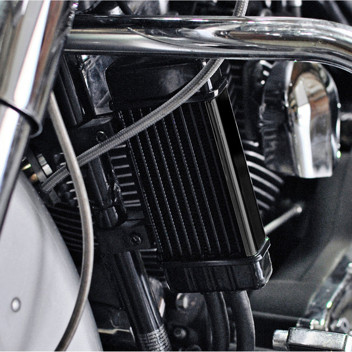 JAGG OIL COOLERS 0713-0275 750-2000-0323 Vertical Frame-Mount Oil Cooler Kit Oil Cooler Kit - Vertical - WideLine