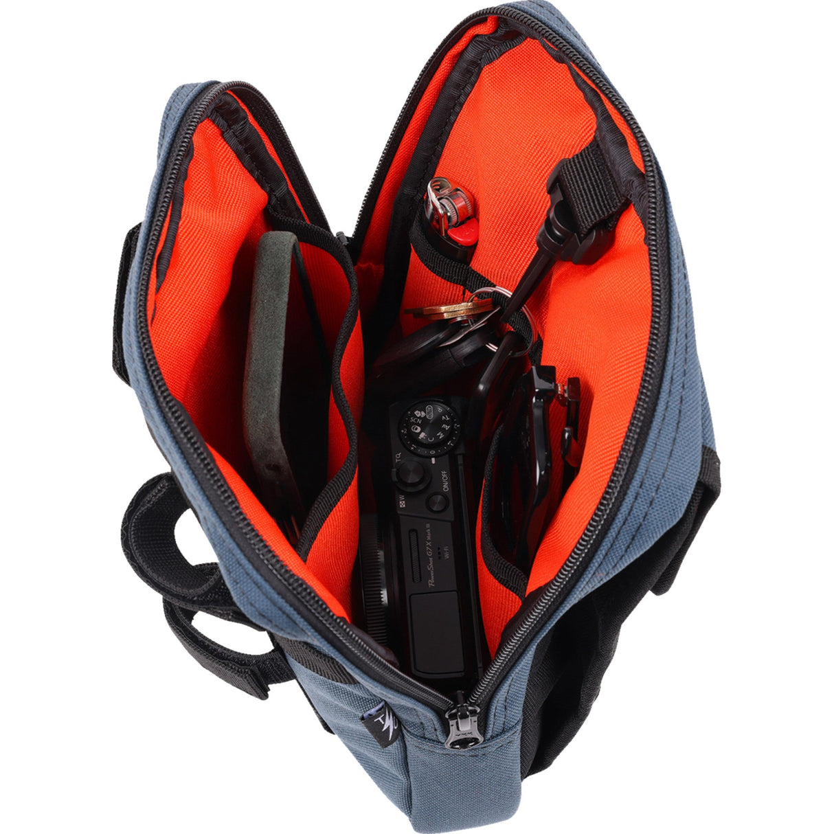THRASHIN SUPPLY CO. 3510-0212 THB-0029 Handlebar Bag Slim - Blue