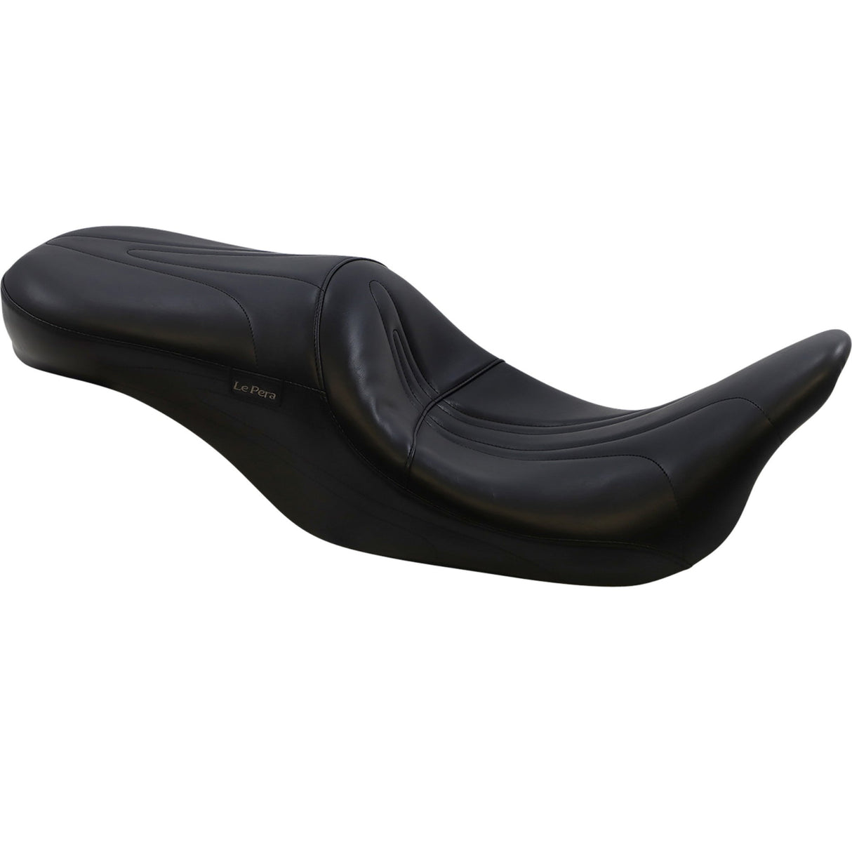 LePera Sorrento 2-Up Seat Stitched Black - LK-907 For Harley Touring 2008-2023