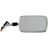EMGO 0640-0701 20-55221 OEM-Style Replacement Mirror Mirror - Side View - Rectangle - Chrome - Right