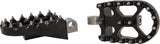 Flo Motorsports 122-8061 FPEG-800BLK MOTO STYLE FOOTPEG SET BLACK 2"X3.125"