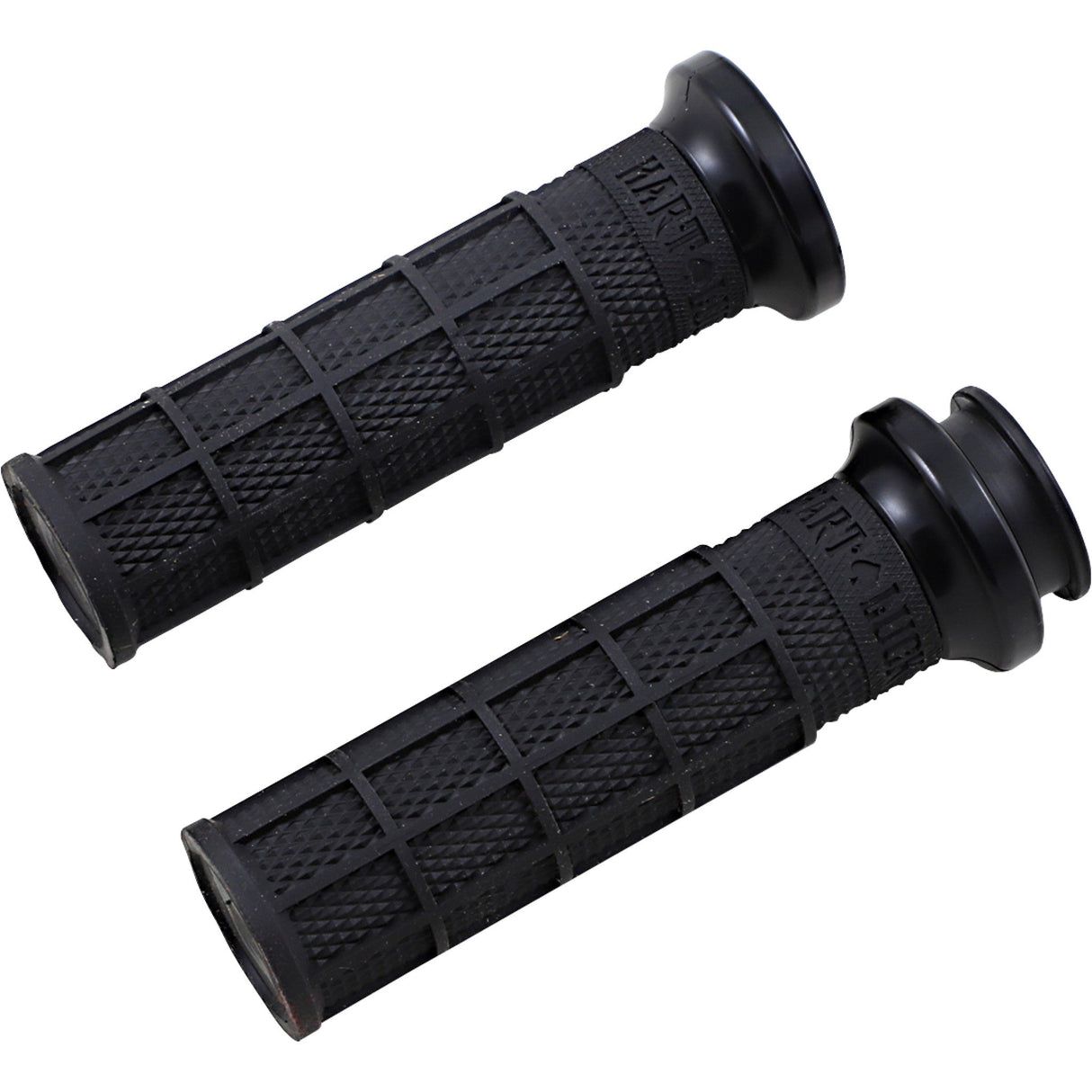 ODI 0630-2697 V31ITW-BB-B Indian Hart-Luck Signature V-Twin Lock-On™ Grips Grips - Hart Luck - Black/Black