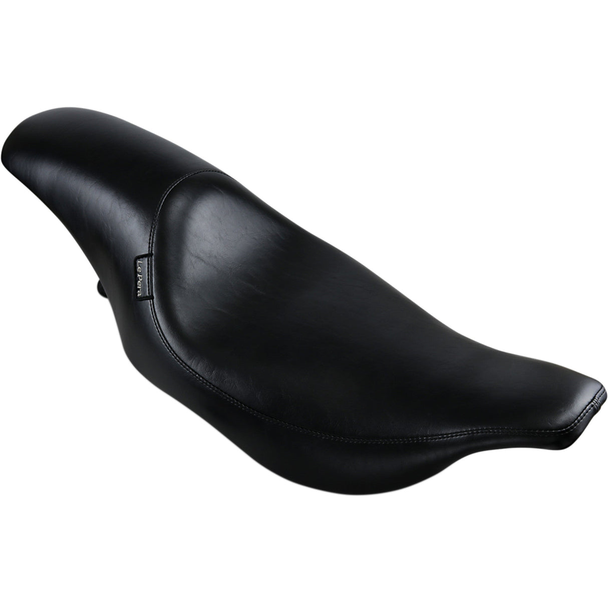 LePera Silhouette Full-Length Seat Smooth Black - LH-867 For Harley Touring 2002-2007