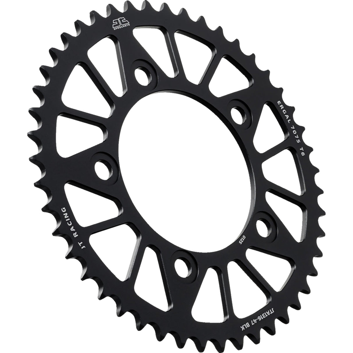 JT SPROCKETS 1211-2905 JTA1316.47BLK Aluminum Rear Sprockets Rear Sprocket - Aluminum - 47 Tooth - Black - Honda