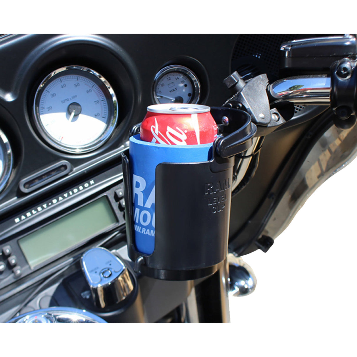 RAM MOUNTS 0636-0363 RAM-B-132-400 RAM® Tough-Claw™ Mount with Level Cup™ Drink Holder Drink Holder Kit - Tough-Claw™ Mount w/ Level Cup™