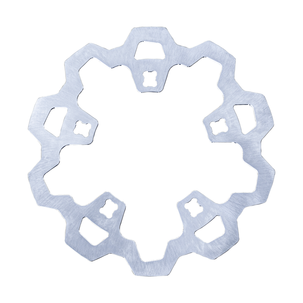 Lyndall Brakes 815-0176 3-230 ENFORCER 1 PIECE ROTOR FRONT SILVER 11.8