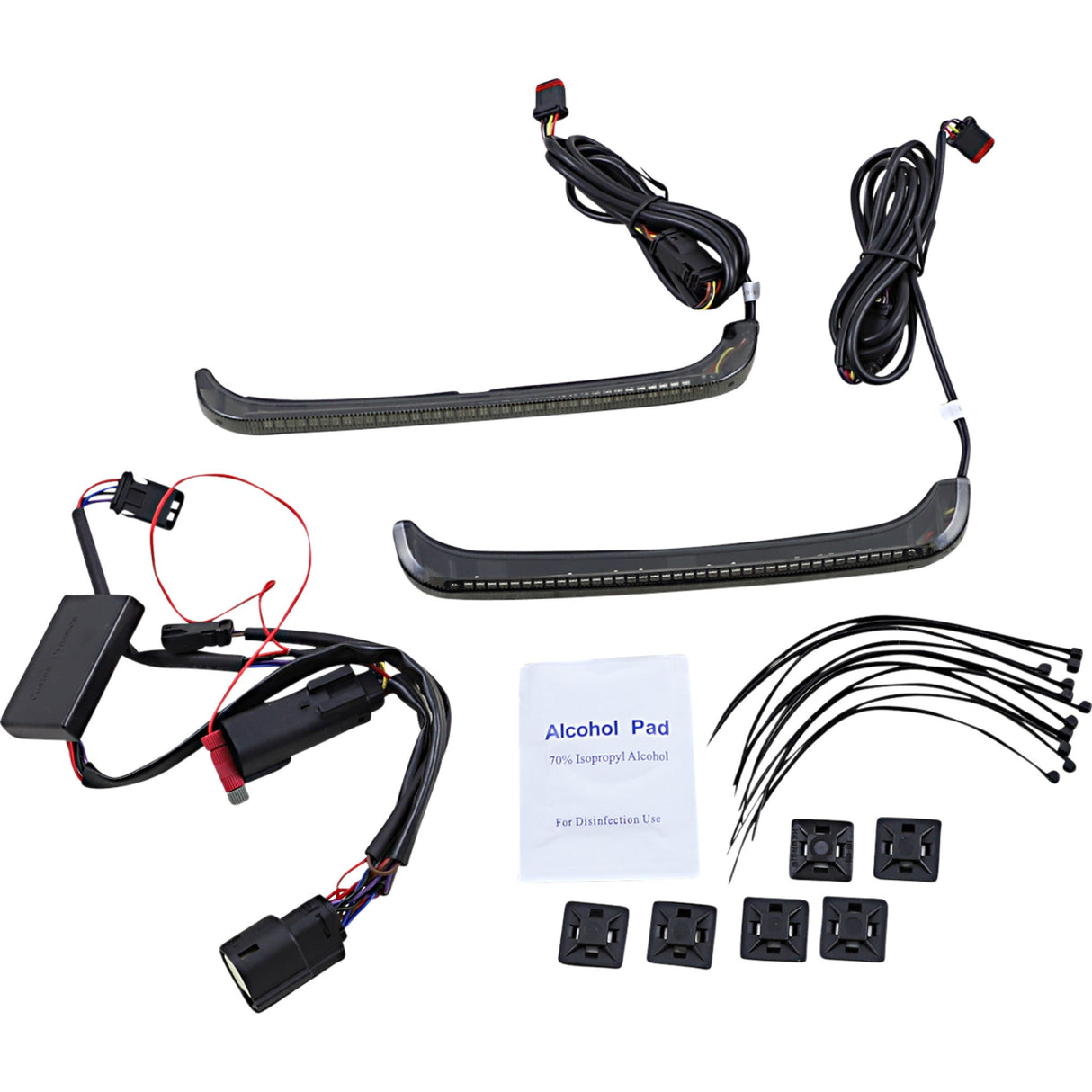 Custom Dynamics LED Low-Profile Bagz™ Accent Lights Smoke Lens - CD-LPDC-BCM-S For Harley Touring 2014-2025