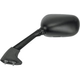 EMGO 0640-0180 20-80542 OEM-Style Replacement Mirror Mirror - Side View - Rectangle - Black - Left