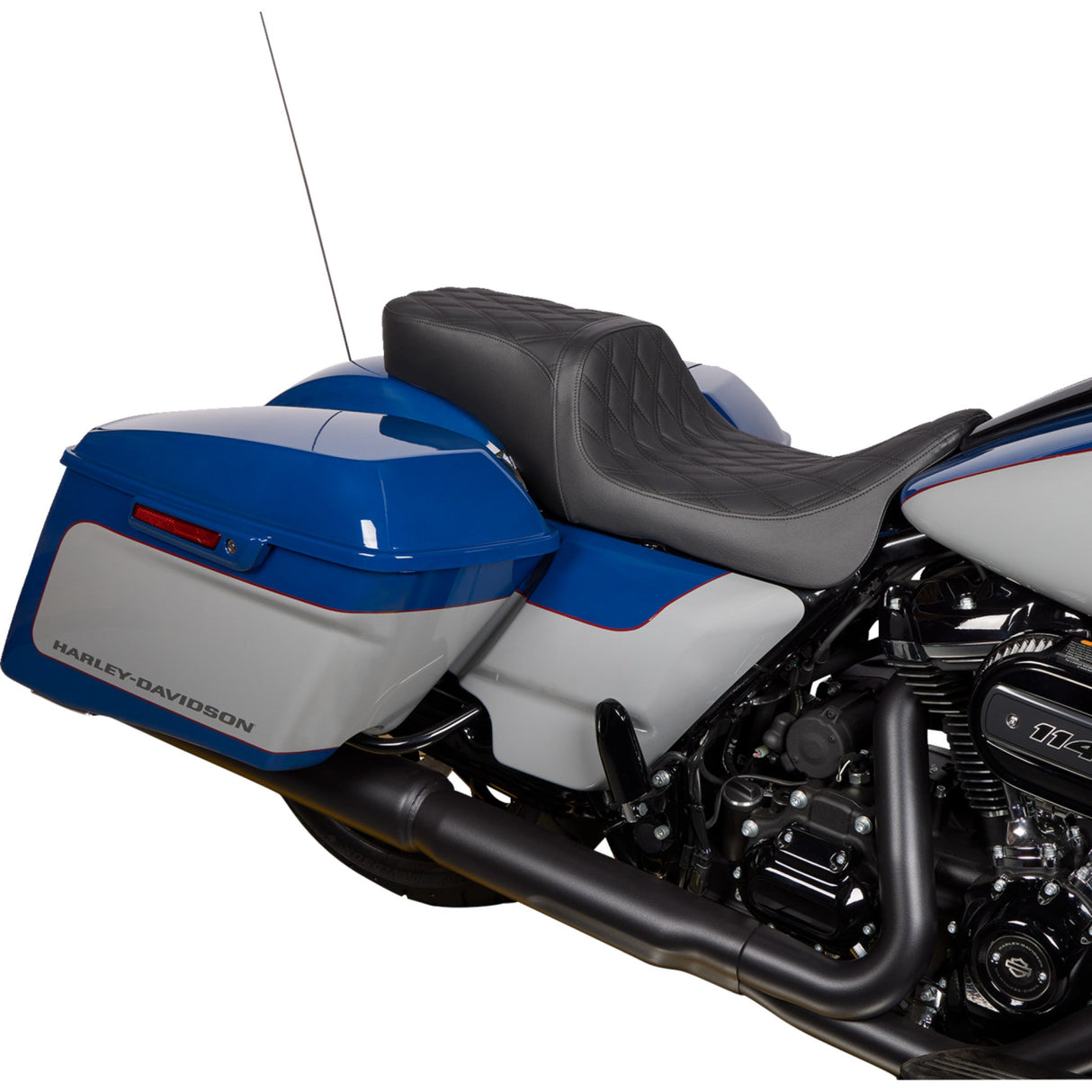 Drag Specialties Predator Seat - 0801-1490 For Harley Touring 2008-2023