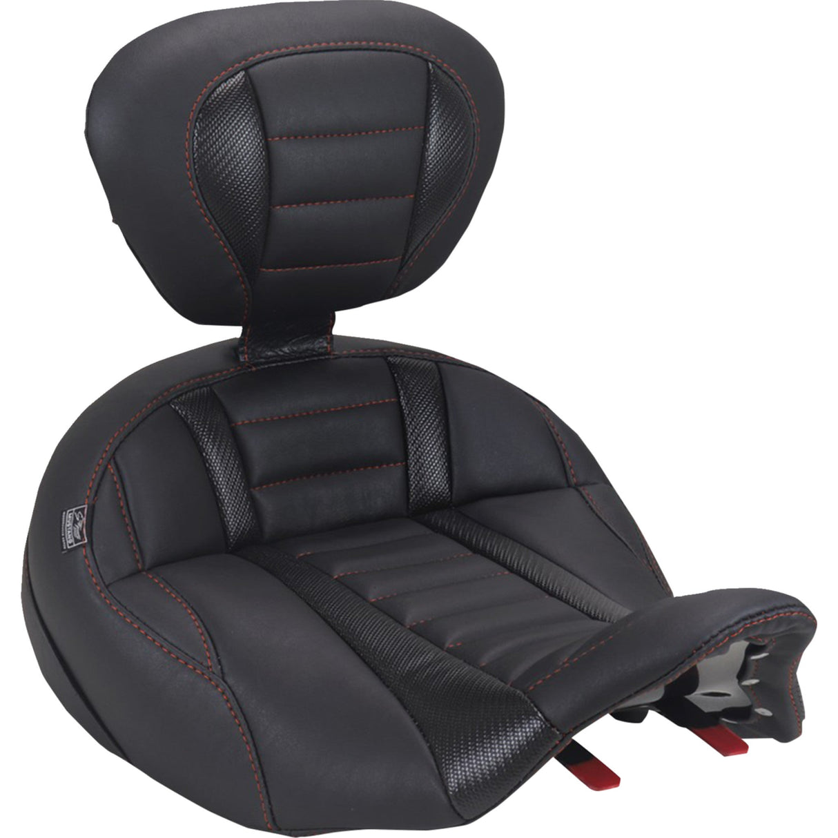 Mustang Deluxe Touring Seat - 89406AB For Harley Touring 2023-2026