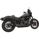 BASSANI XHAUST 1800-2751 1S75E 2-into-1 Ripper Exhaust System with megaphone muffler - short - chrome - 49-state - m8 softail